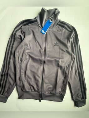 adidas Originals Beckenbauer Track Jacket Gray Strata/Black JY1281